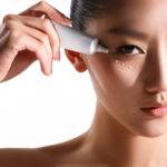 The young woman makeup