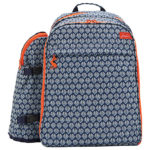 Joules Seashells Filled Rucksack Picnic Hamper and Cooler Bag