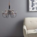 Fredirica 9 Light Copper Chandelier