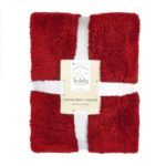Dunelm's Teddy Bear Red Throw