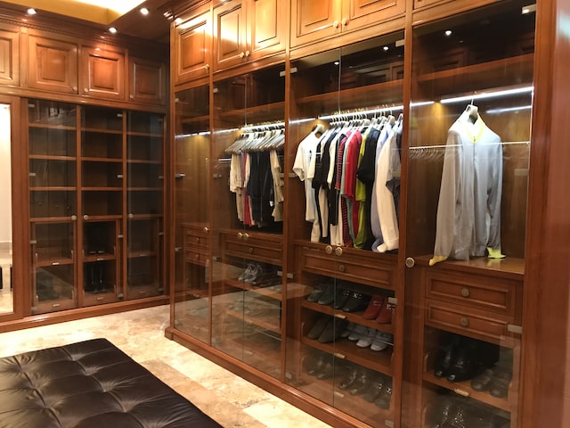walk-in wardrobe to prolong life of your clothes